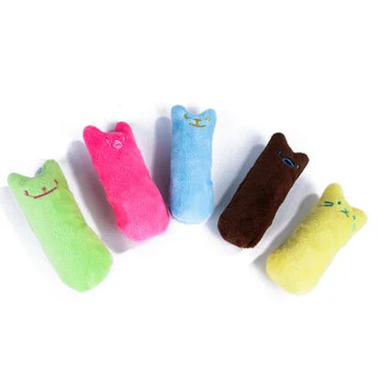 Interactive Plush Catnip Toy for Cats - Engaging Teeth Grinding and Chewing Experience