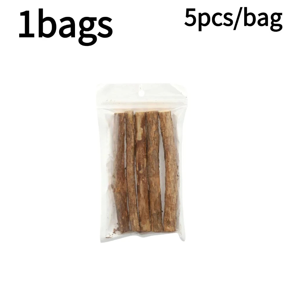 Natural Silvervine Chew Sticks (5–50 PCS) – Catnip Alternative Dental Cleaning