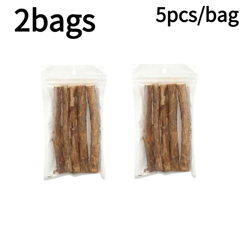 Natural Silvervine Chew Sticks (5–50 PCS) – Catnip Alternative Dental Cleaning