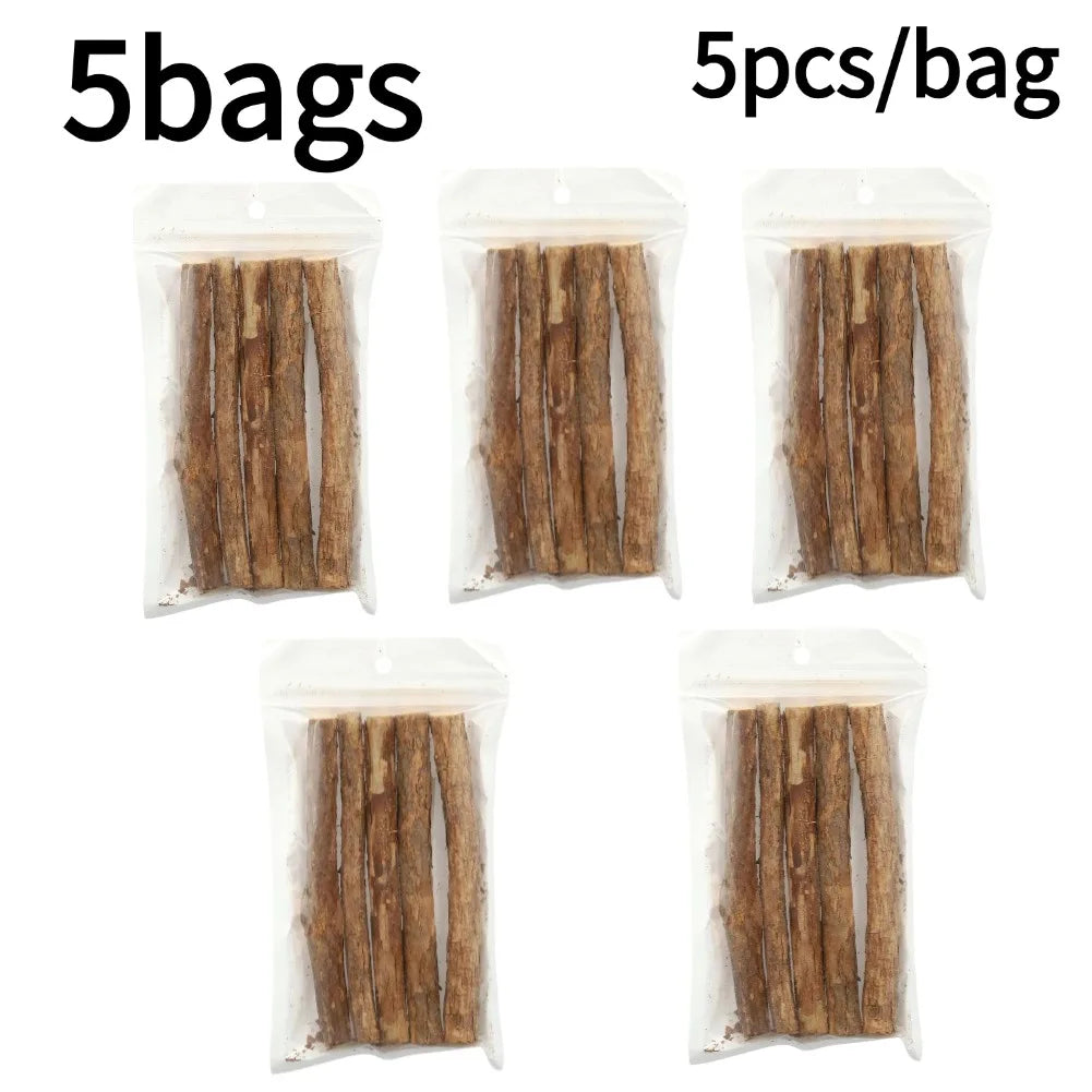 Natural Silvervine Chew Sticks (5–50 PCS) – Catnip Alternative Dental Cleaning